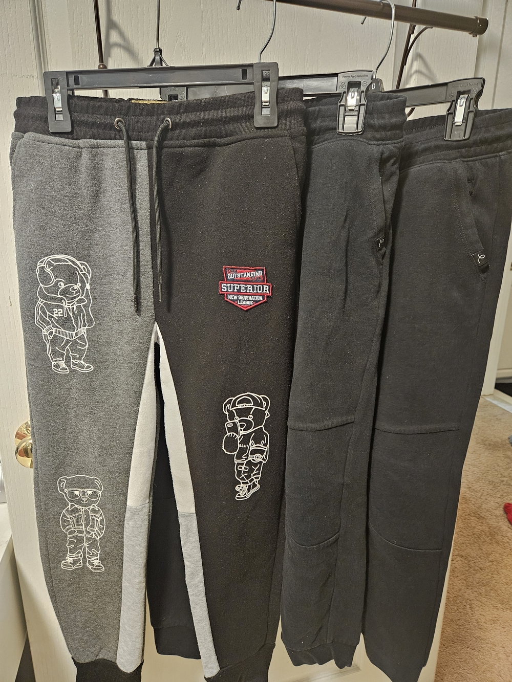 art class Black & Gray Two-Tone Graphic Jogger Sweatpants